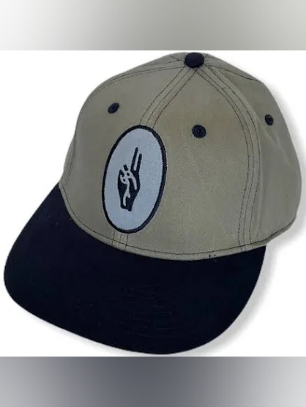 Billy Reid Peace Men's Two-Tone Khaki and Black Baseball Cap